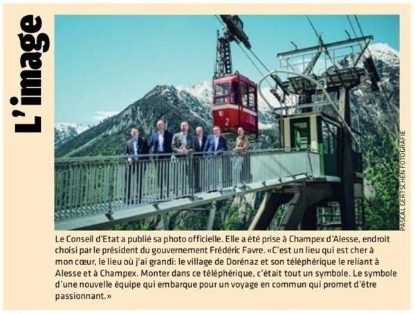 Image imprimée dans le journal